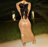 SHEREEN MAXI  GOLD
