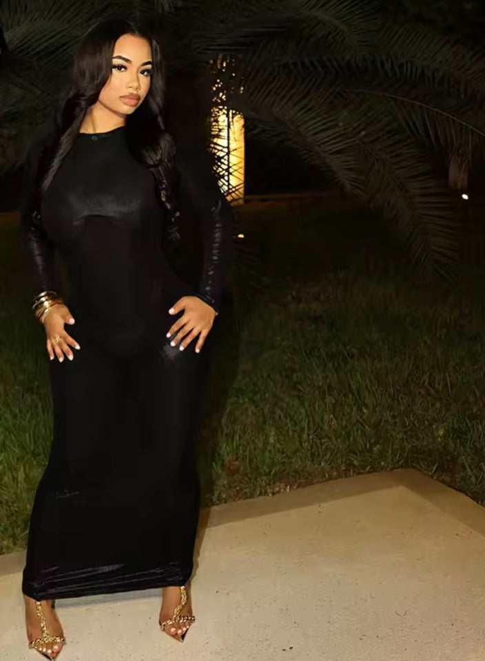 SHEREEN MAXI BLACK