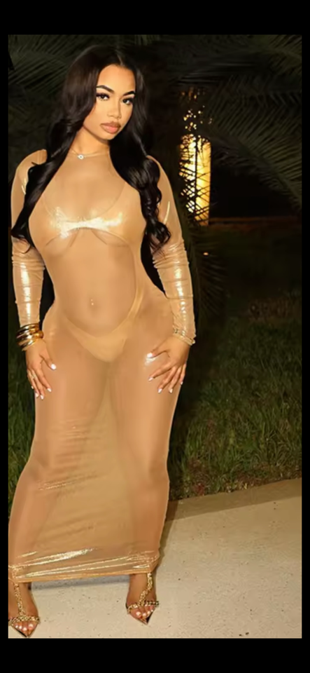SHEREEN MAXI  GOLD