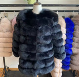 BLACK FAUX FUR JACKET