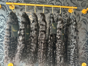 Raw Indian curly bundles